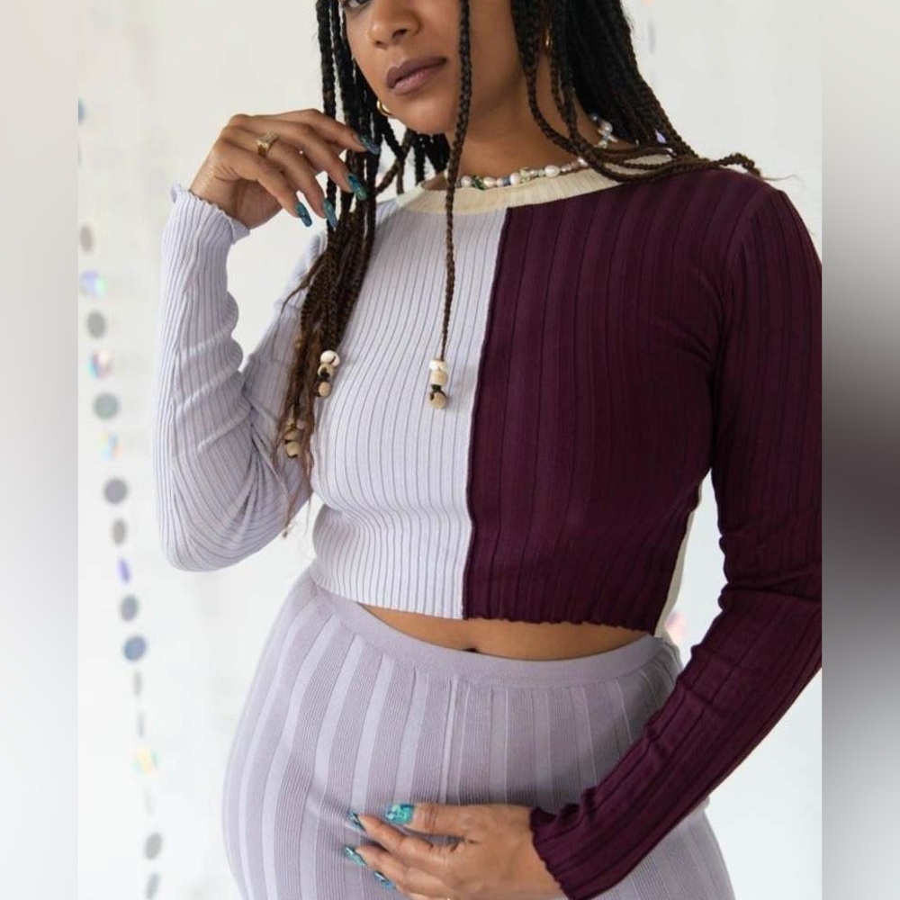 Find me now colorblock sweater